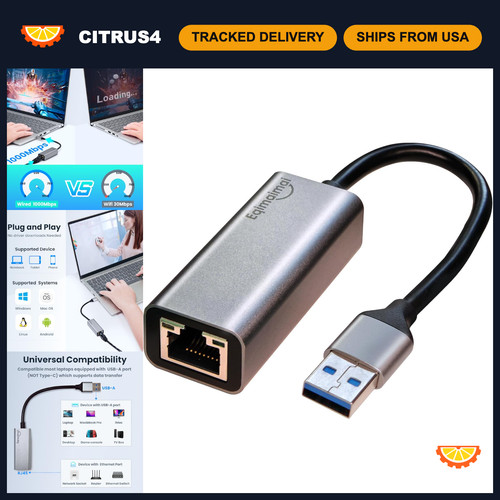 Usb gigabit ethernet - usb, 3.0